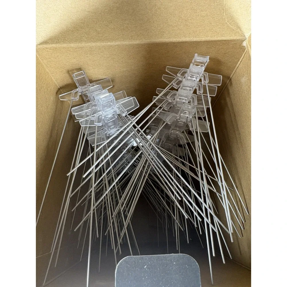 Bird-B-Gone Stainless Steel Enviro Bird Spikes 10ft Kit 5